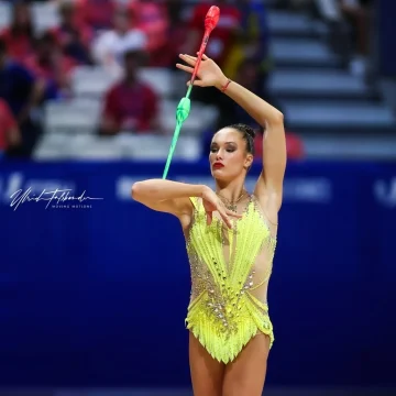 Ritmikus gimnasztika – Versenyzőink Taskentben bemutatták buzogány- és szalaggyakorlatukat